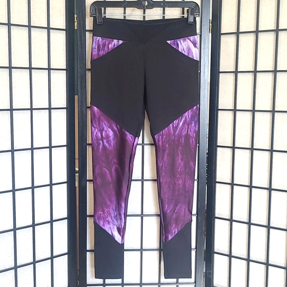 NWT Buddhaful Purple OR White Tye Dye Legging